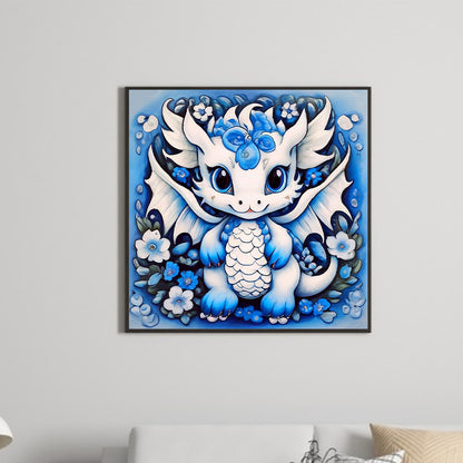 Little Flying Dragon - Full Round Drill Diamond Painting 30*30CM