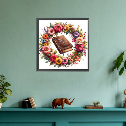 God Bless You Bible - Full Round Drill Diamond Painting 30*30CM