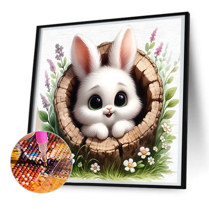 Easter Bunny - Full Round Drill Diamond Painting 30*30CM