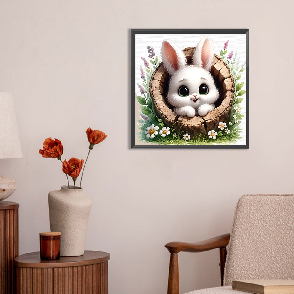 Easter Bunny - Full Round Drill Diamond Painting 30*30CM
