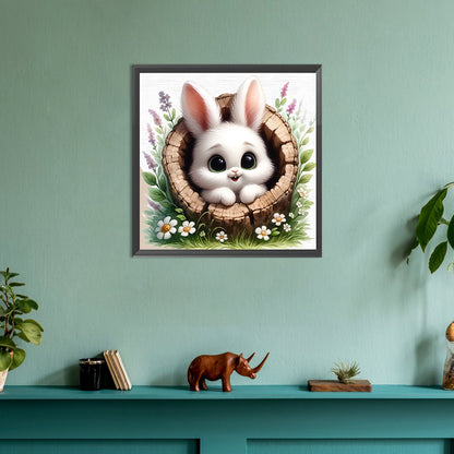 Easter Bunny - Full Round Drill Diamond Painting 30*30CM