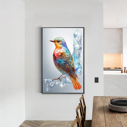 Bird On Branch - Full Round Drill Diamond Painting 40*60CM