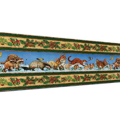 Christmas Animals - 11CT Stamped Cross Stitch 120*55CM