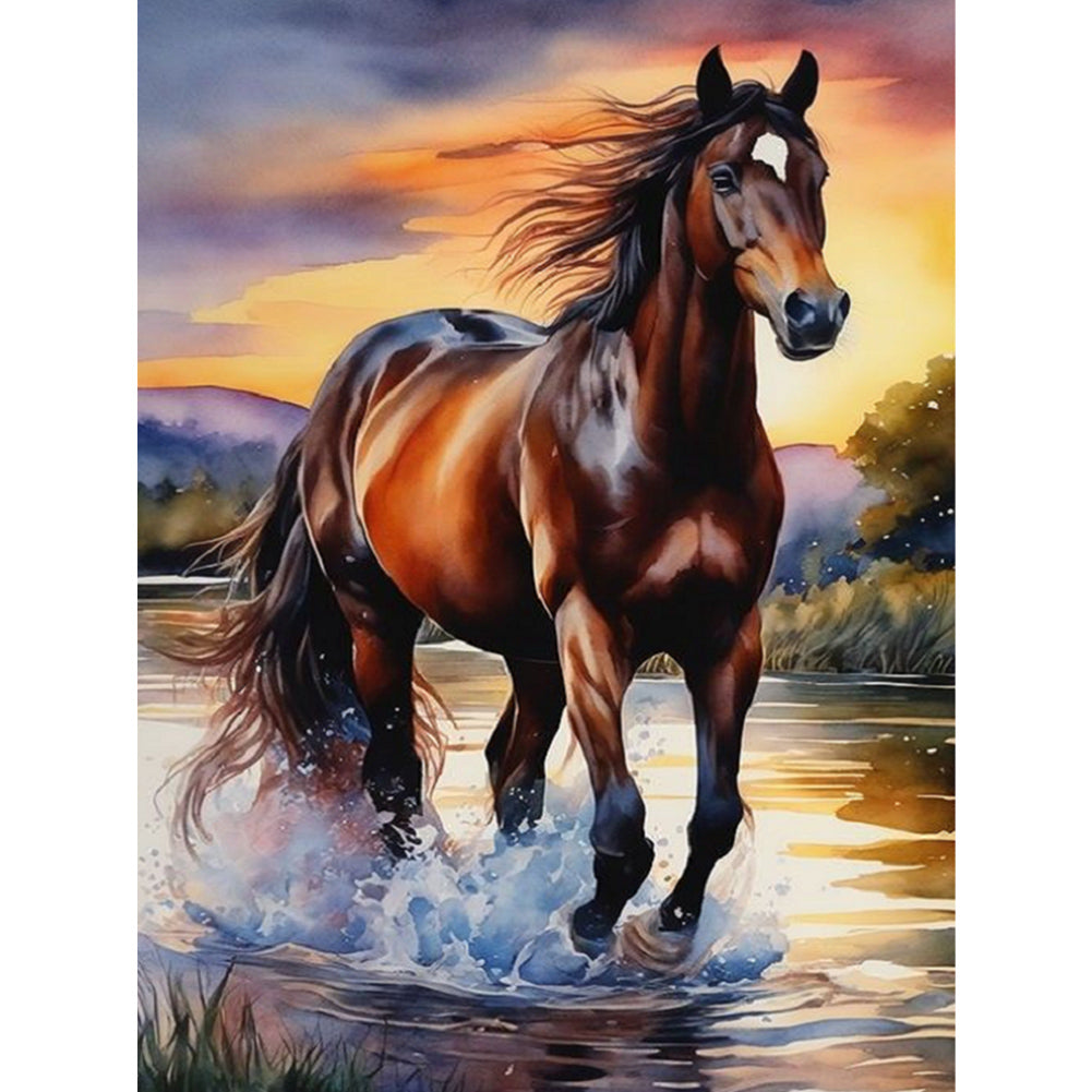 Horse - Full Square Drill Diamond Painting 30*40CM