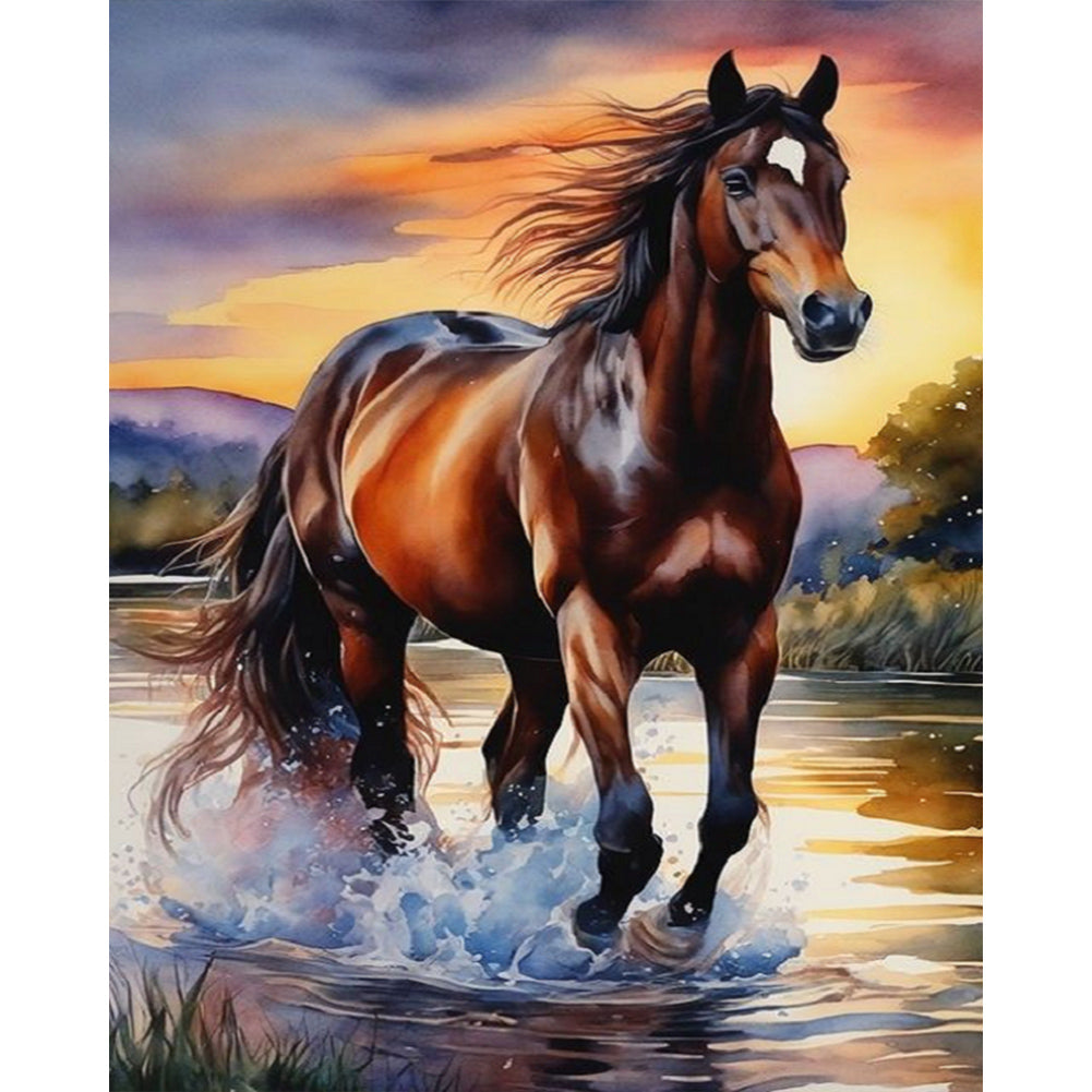 Horse - Full Square Drill Diamond Painting 40*50CM