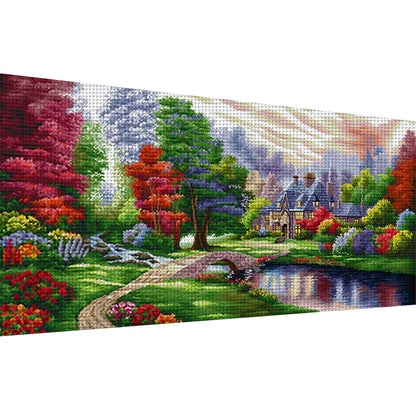 Ambilight - 11CT Stamped Cross Stitch 131*66CM(Joy Sunday)