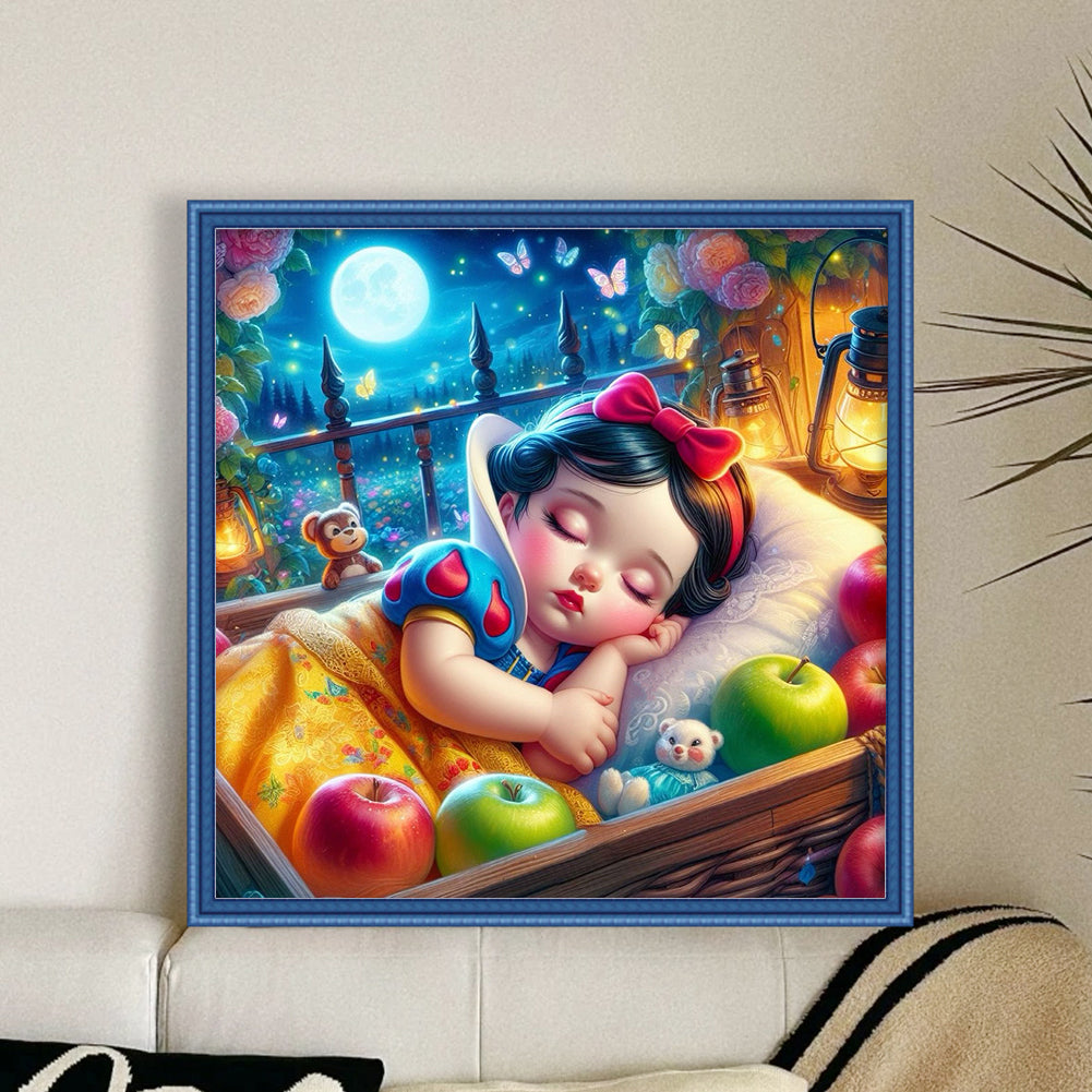 Disney-Snow White - 18CT Stamped Cross Stitch 30*30CM