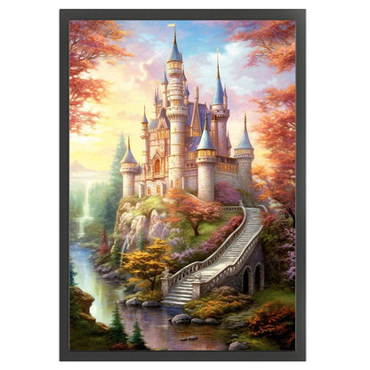 Disney Castle - 16CT Stamped Cross Stitch 40*60CM