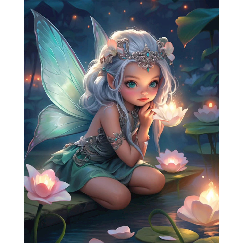 Butterfly Fairy - 11CT Stamped Cross Stitch 40*50CM