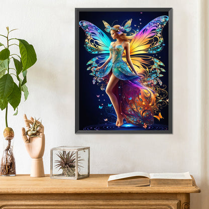 Butterfly Fairy - Full Round Drill Diamond Painting 30*40CM