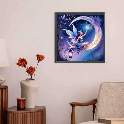 Star And Moon Elf - Full Round Drill Diamond Painting 30*30CM