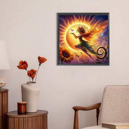 Star And Moon Elf - Full Round Drill Diamond Painting 30*30CM