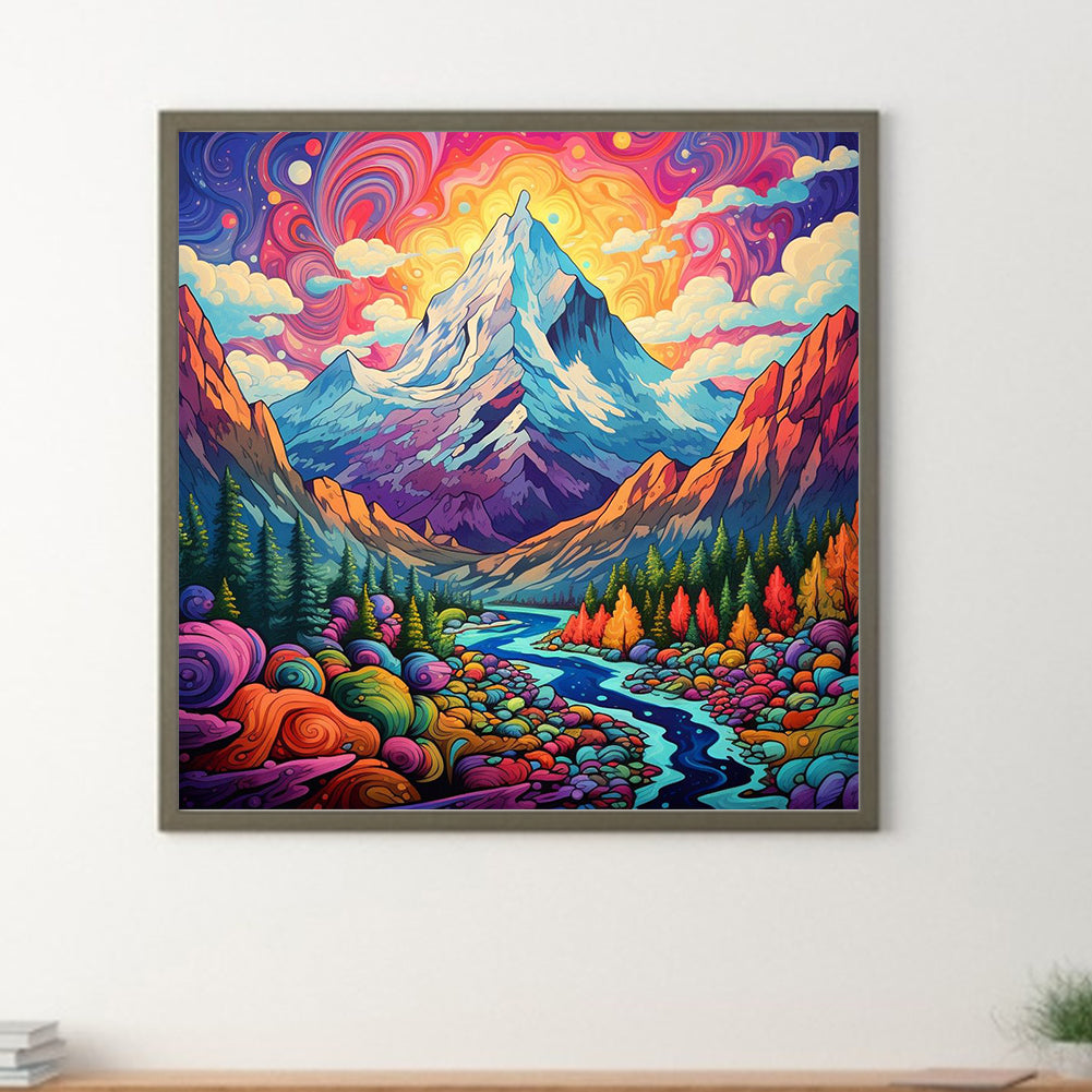 Fantasy World¡¤Quiet Mountains And Rivers - Full Round Drill Diamond Painting 30*30CM