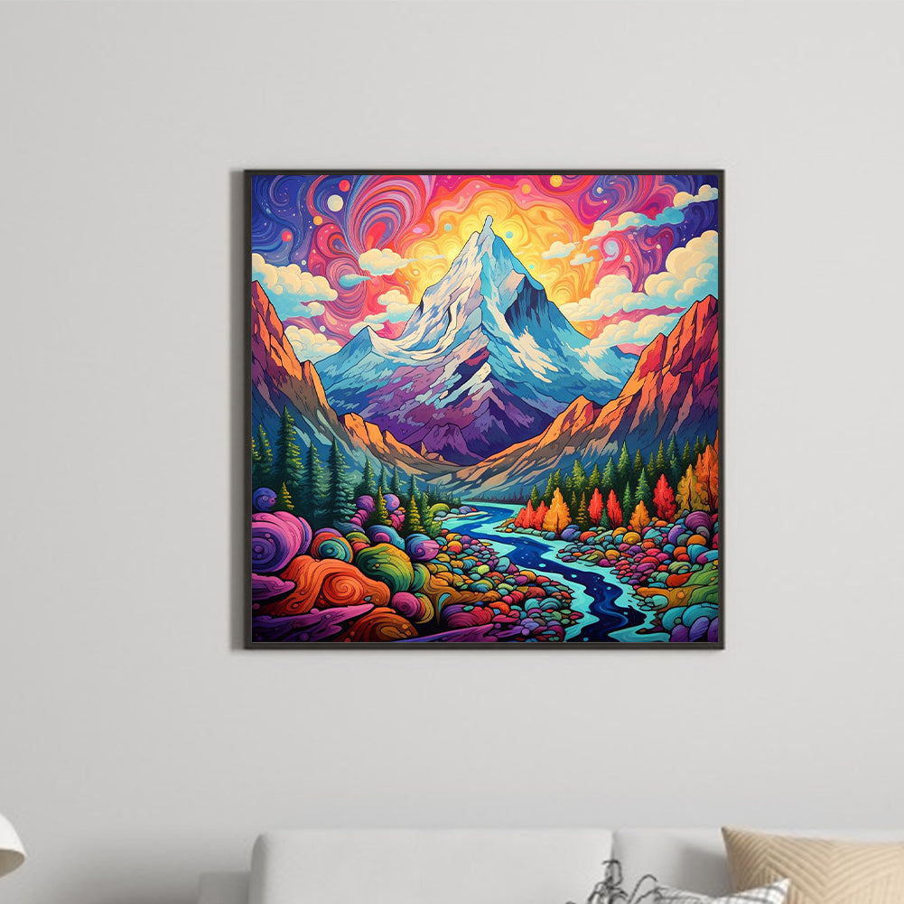 Fantasy World¡¤Quiet Mountains And Rivers - Full Round Drill Diamond Painting 30*30CM