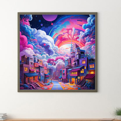 Fantasy World¡¤Cloudy Night - Full Round Drill Diamond Painting 30*30CM