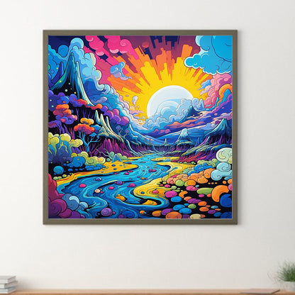 Fantasy World¡¤Sun Vitality - Full Round Drill Diamond Painting 30*30CM