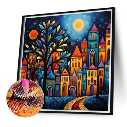 Color House - Full Round Drill Diamond Painting 40*40CM