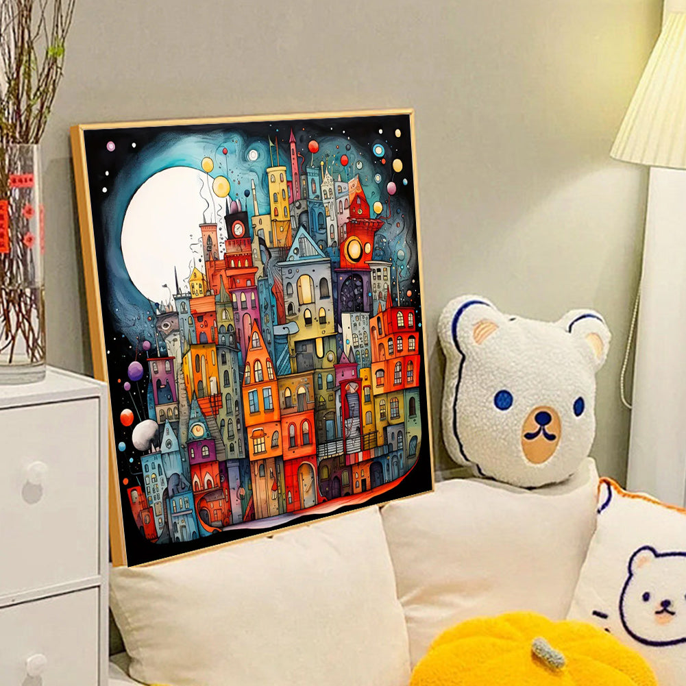 Color House - Full Round Drill Diamond Painting 40*40CM