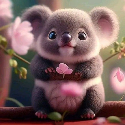 Koala - Full Round Drill Diamond Painting 30*30CM