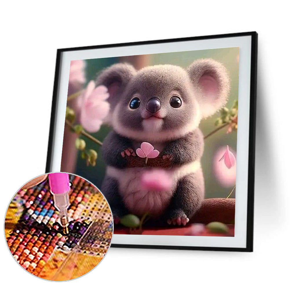 Koala - Full Round Drill Diamond Painting 30*30CM