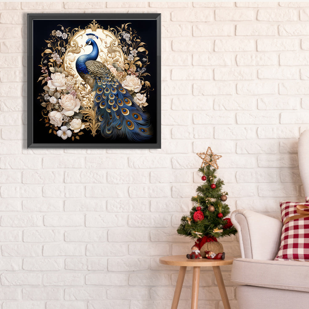 Peacock - Full Square Drill Diamond Painting 40*40CM