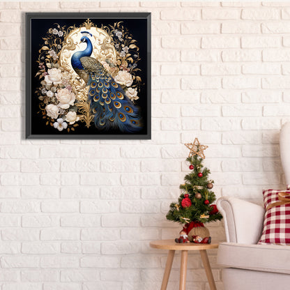 Peacock - Full Square Drill Diamond Painting 40*40CM