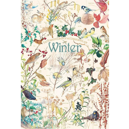 Winter Poster - 11CT Stamped Cross Stitch 40*60CM