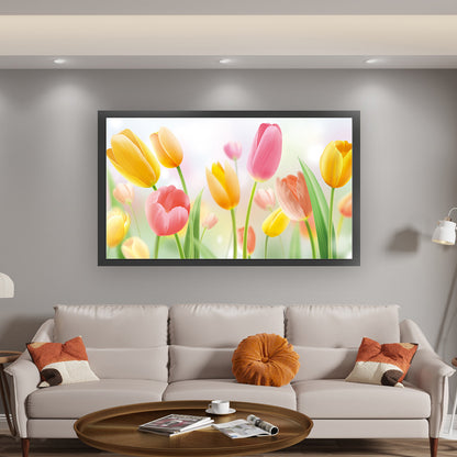 Morning Tulips - 11CT Stamped Cross Stitch 105*61CM