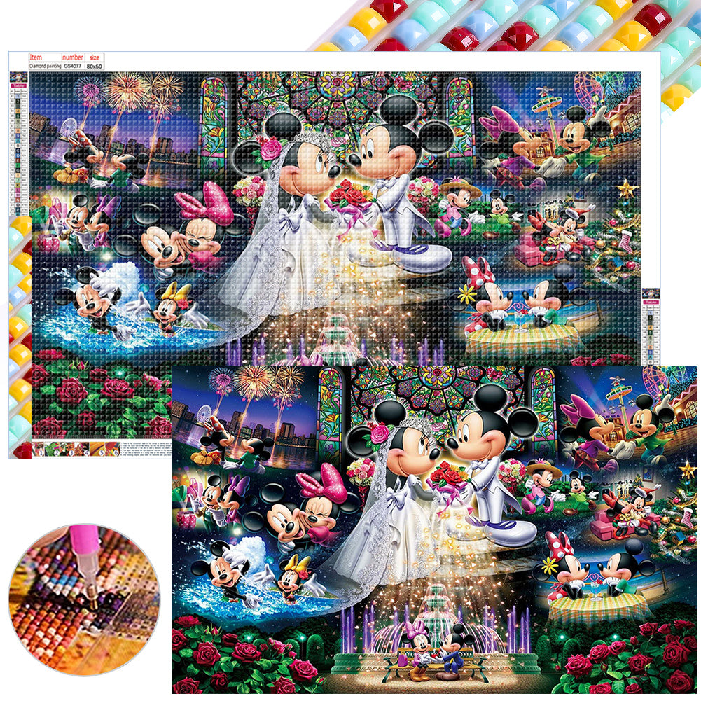 Disney Mickey Mouse - Full Square Drill Diamond Painting 80*50CM