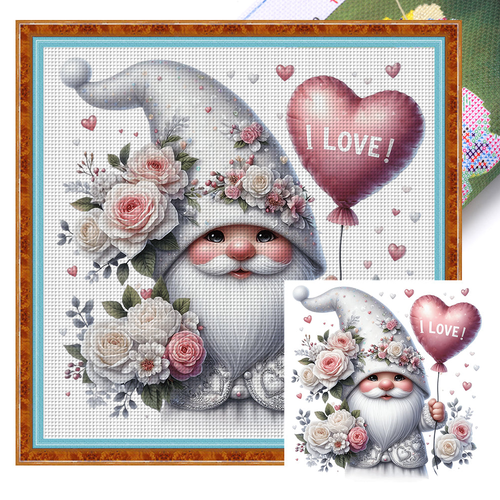 Caring Goblin - 11CT Stamped Cross Stitch 40*40CM