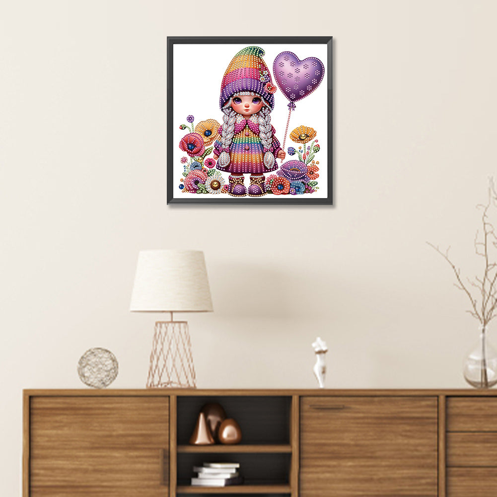 Garden Girl - Special Shaped Drill Diamond Painting 30*30CM