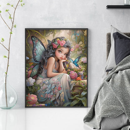 Elf Girl - 11CT Counted Cross Stitch 40*50CM