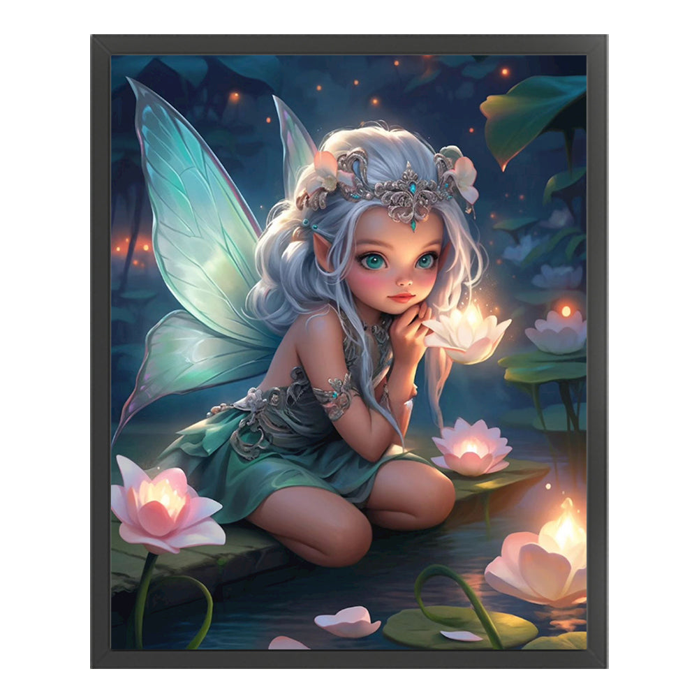 Elf Girl - 11CT Counted Cross Stitch 40*50CM