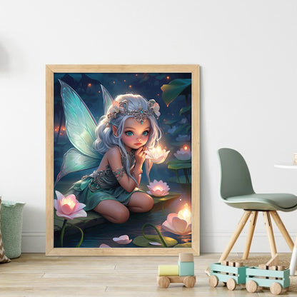 Elf Girl - 11CT Counted Cross Stitch 40*50CM