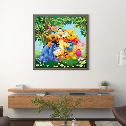 Winnie The Pooh - 11CT Stamped Cross Stitch 40*40CM