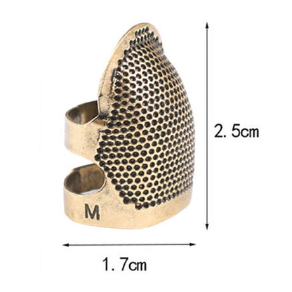 Thimble Finger Sleeve Embroidery Finger Tips Cross Stitch Sewing Craft (M)