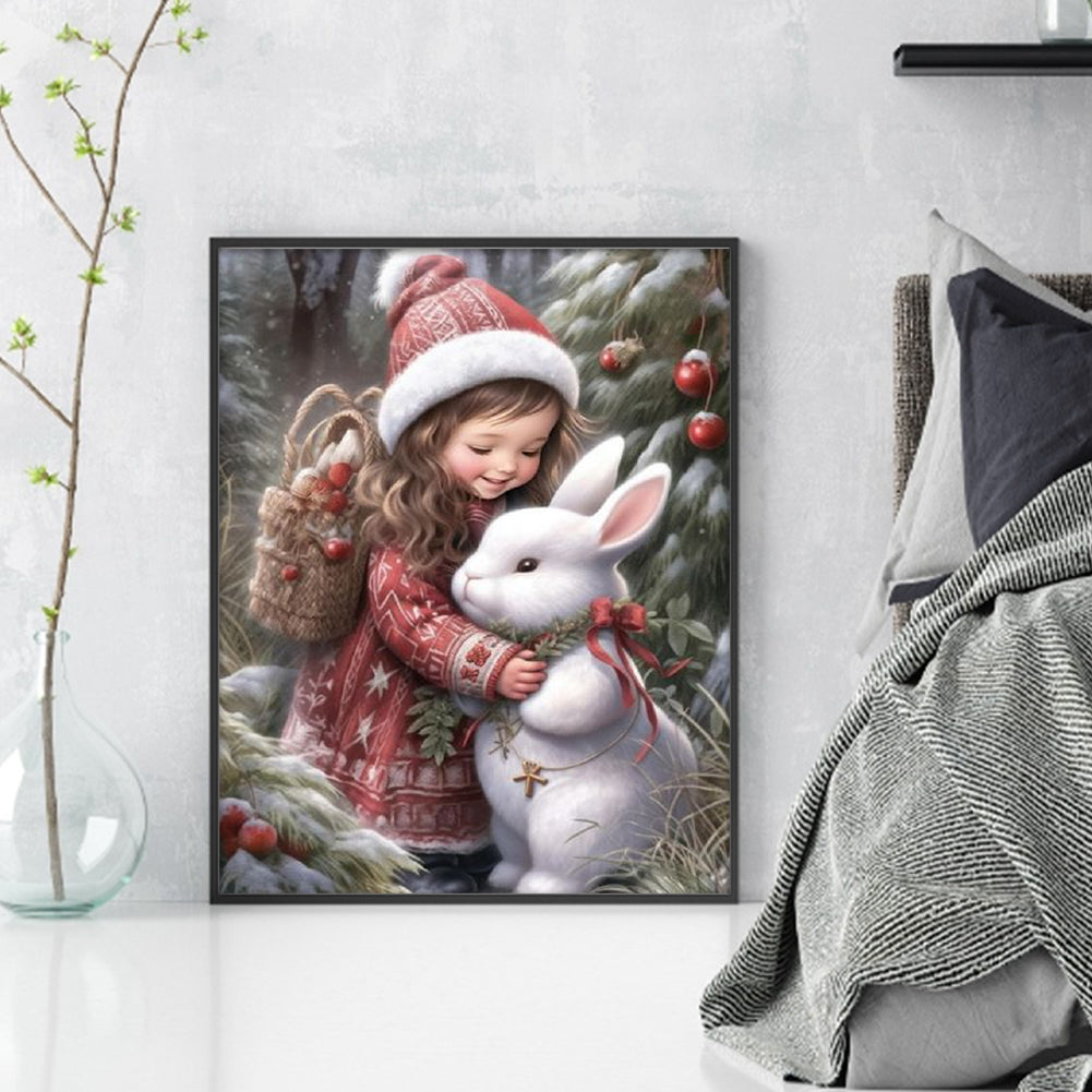 Cute Girl - 11CT Counted Cross Stitch 40*50CM