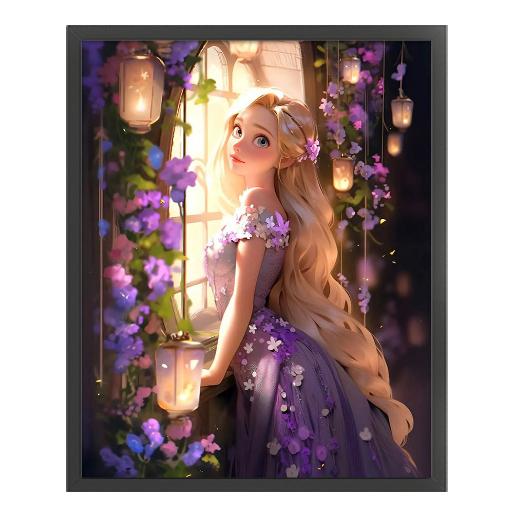 Princess Belle - 11CT Stamped Cross Stitch 50*60CM