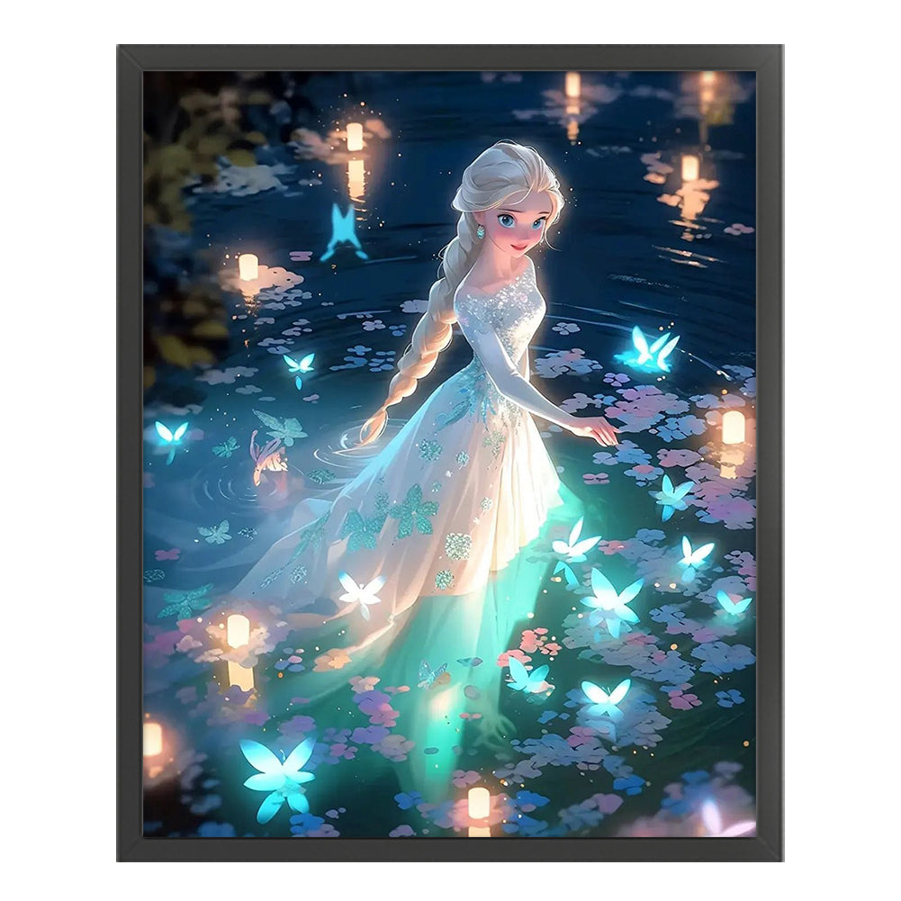 Princess Elsa - 11CT Stamped Cross Stitch 50*60CM