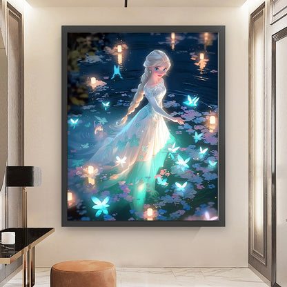 Princess Elsa - 11CT Stamped Cross Stitch 50*60CM