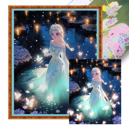 Princess Elsa - 11CT Stamped Cross Stitch 50*60CM