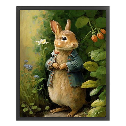 Rabbit - 11CT Stamped Cross Stitch 40*50CM