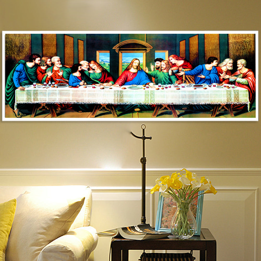 Last Supper - Special Shaped Drill Diamond Painting 80*30CM