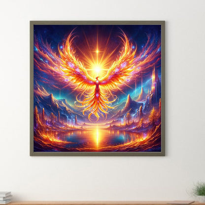 Gorgeous Phoenix - Full Round Drill Diamond Painting 30*30CM