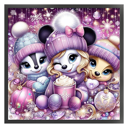 Minnie And Friends - 11CT Stamped Cross Stitch 45*45CM