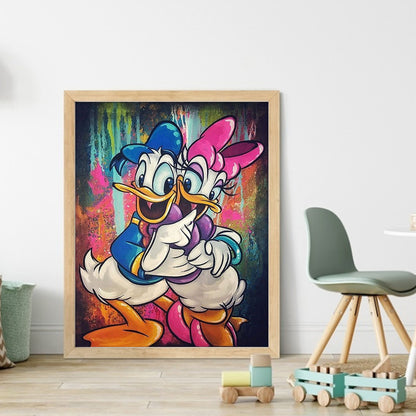 Donald Duck - 11CT Stamped Cross Stitch 40*50CM