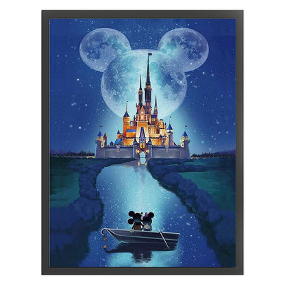 Mickey And Minnie - 11CT Stamped Cross Stitch 40*55CM