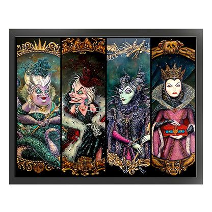 Disney Villains - 11CT Stamped Cross Stitch 60*50CM