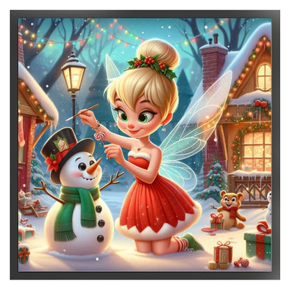 Disney-Tinker Bell Elf - 11CT Stamped Cross Stitch 40*40CM