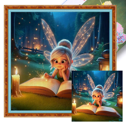 Disney-Tinker Bell Elf - 11CT Stamped Cross Stitch 40*40CM